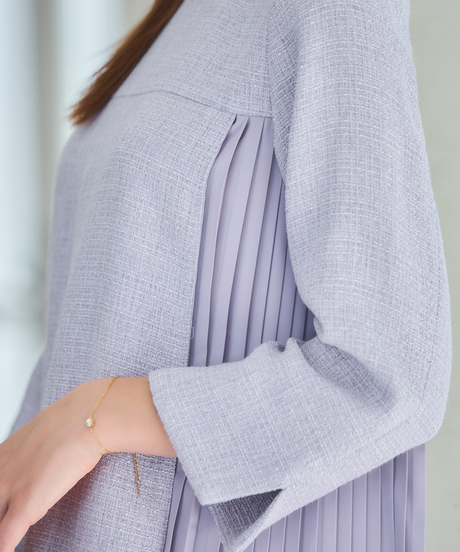 パーティードレス ツイード ワンピース 結婚式dsz0123