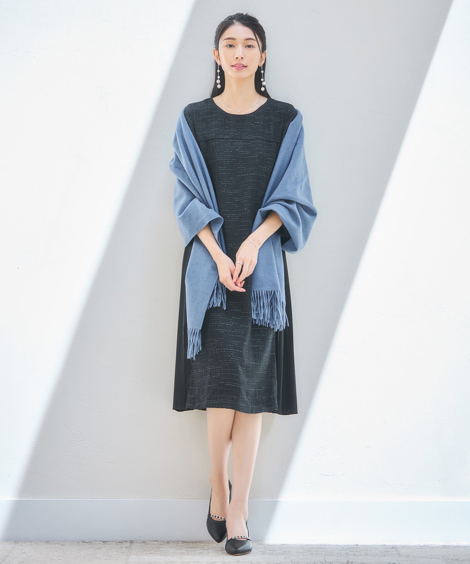 パーティードレス ツイード ワンピース 結婚式dsz0123