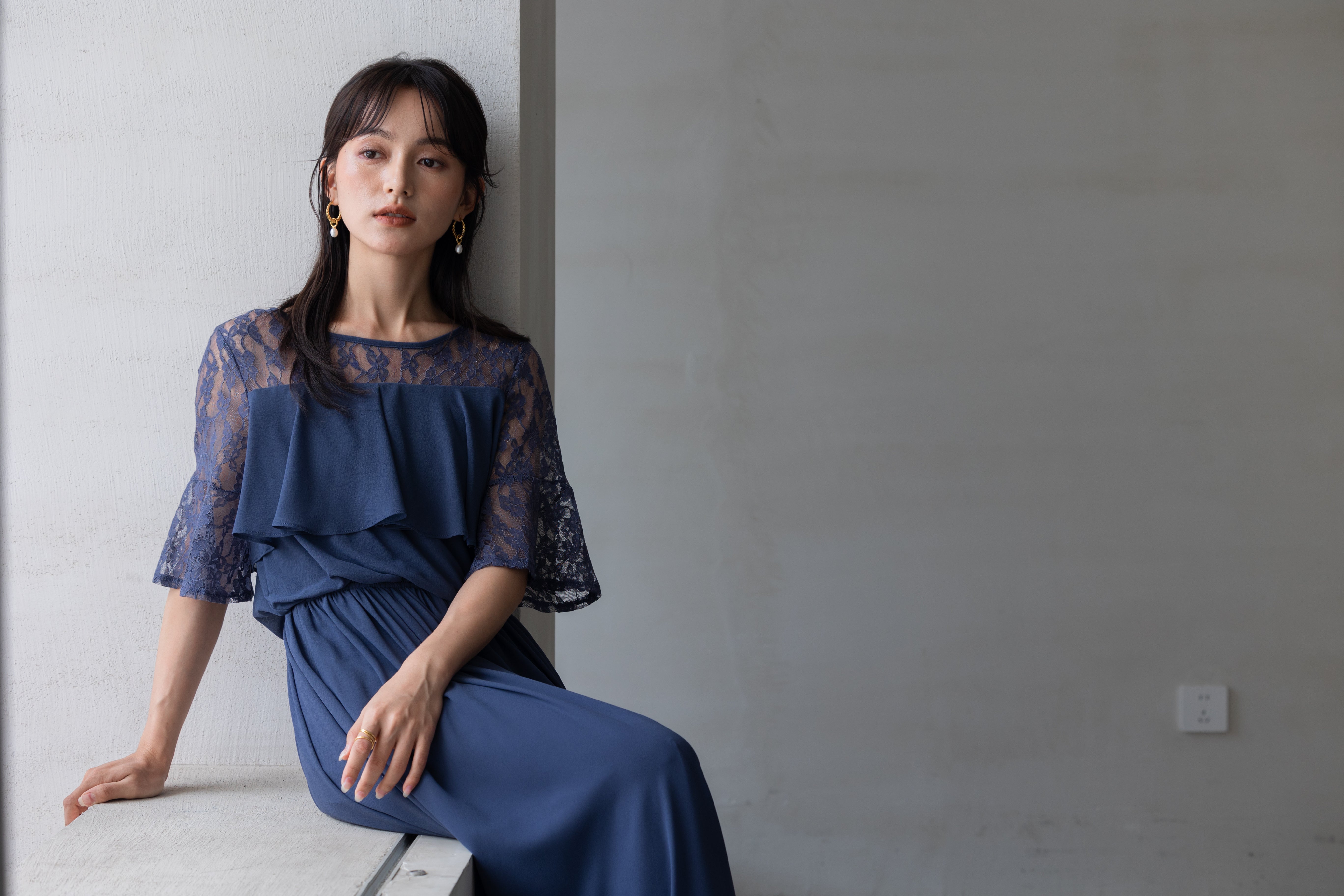 DRESS PLUS】オールインワン Mサイズ 結婚式 お呼ばれ 取りまわし