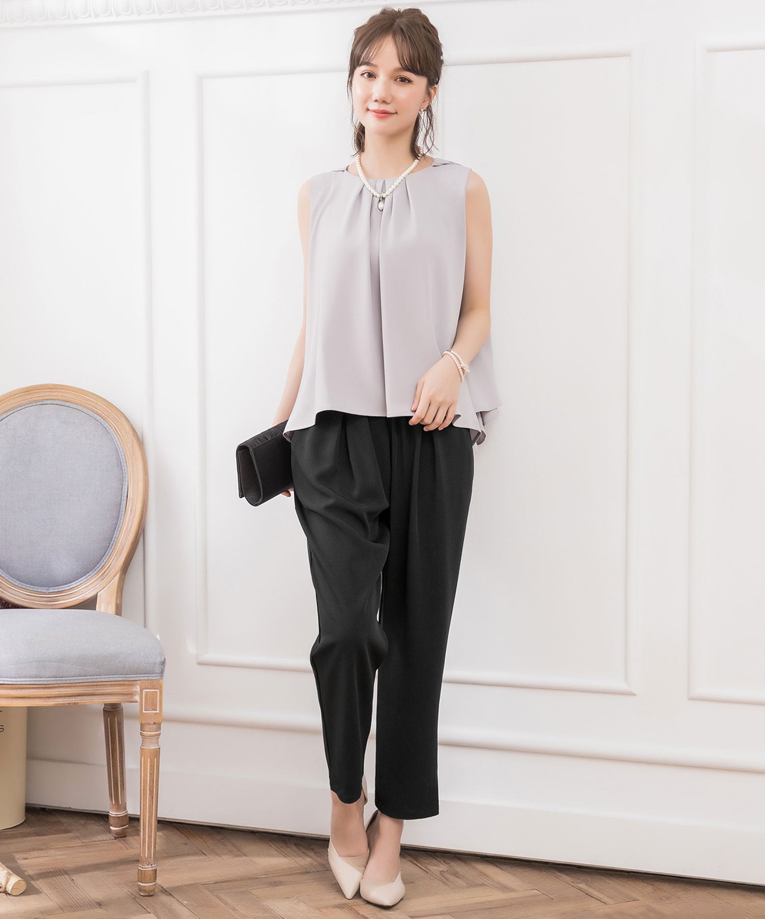 3WAYパンツドレスcy88151-s-gray