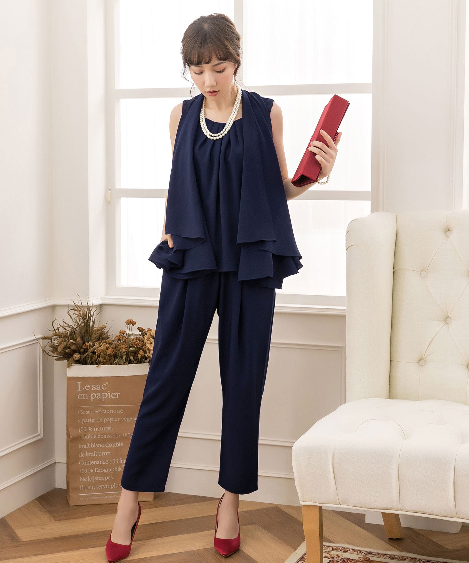 3WAYパンツドレスcy88151-s-navy