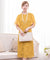 結婚式・お呼ばれ対応セットアップ風デザインフリルスリーブレースパーティドレスcy88190-s-yellow