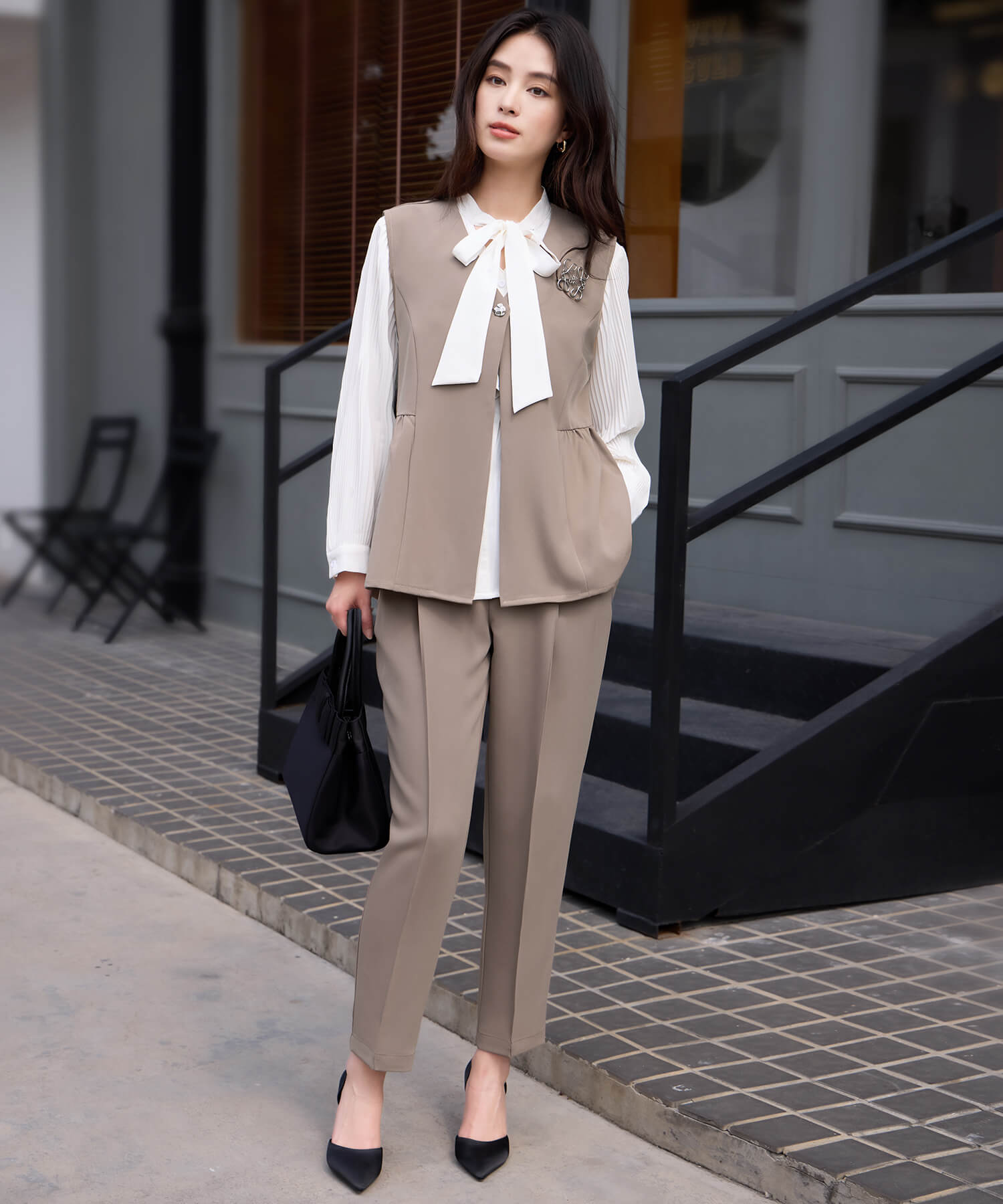 万能ペプラムパンツセットアップcy88639-103-17