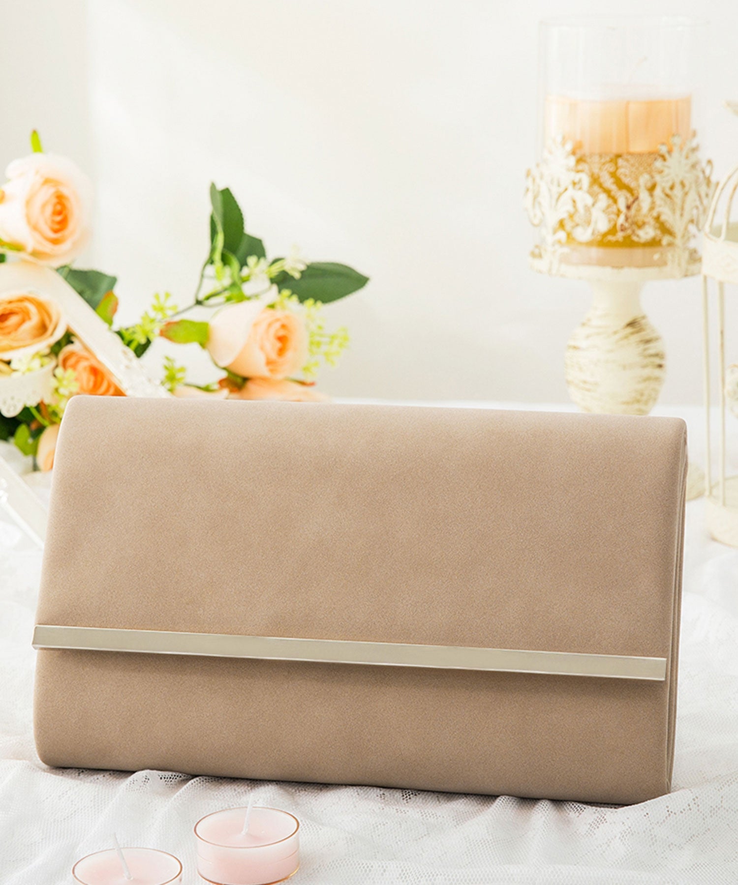 【結婚式・お呼ばれに使えるパーティーバッグ】2WAYシルバーフレームパーティークラッチバッグcyb5522