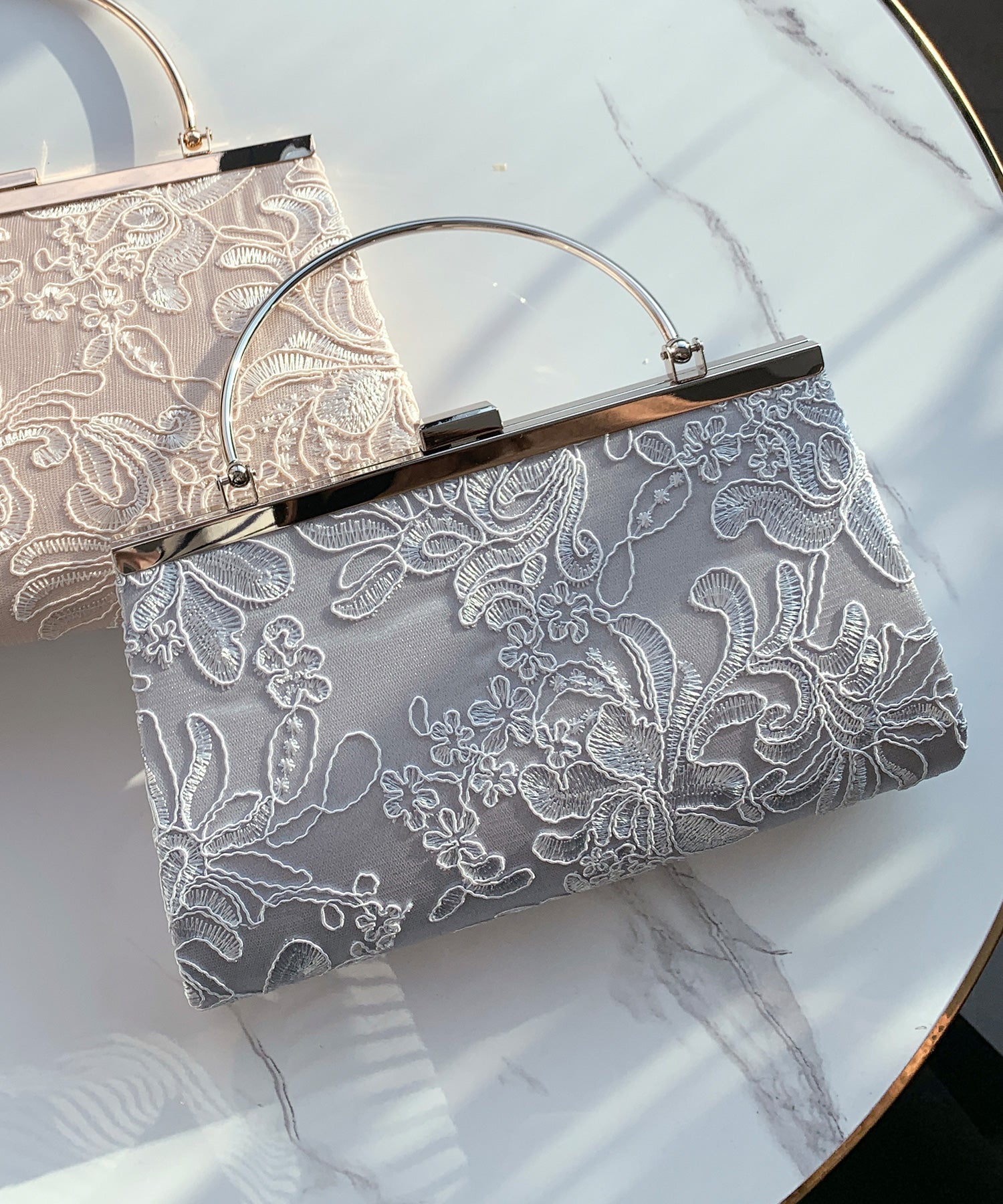 レース パーティーバッグ 2WAYdsb0016 シルバー