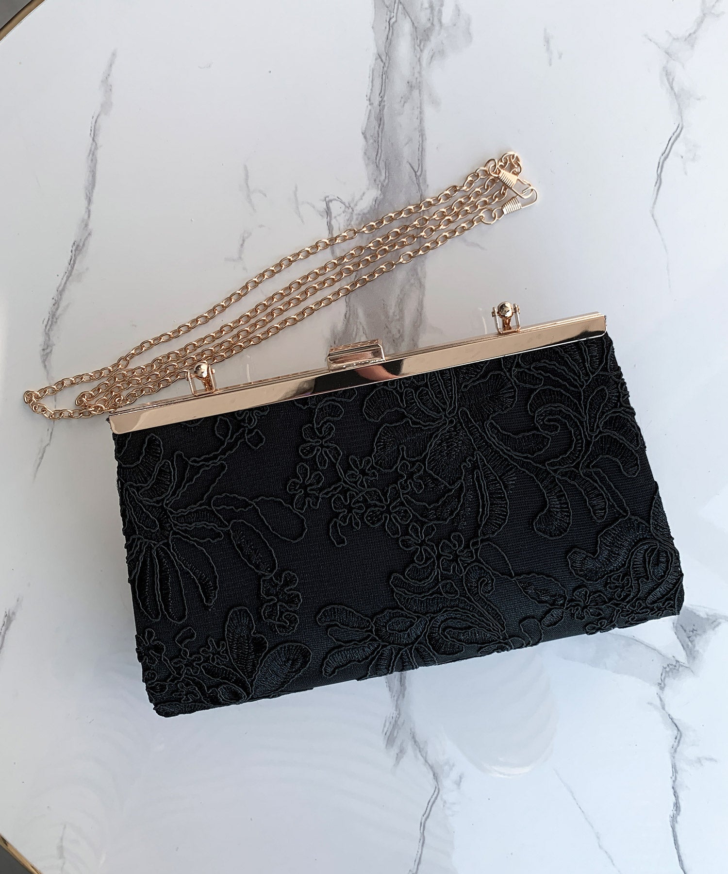 レース パーティーバッグ 2WAYdsb0016 ブラック