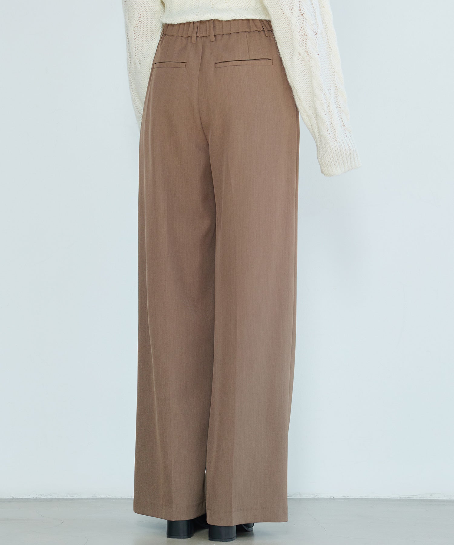 パンツ ボトムス スラックス レディースdsk24002 ブラウン