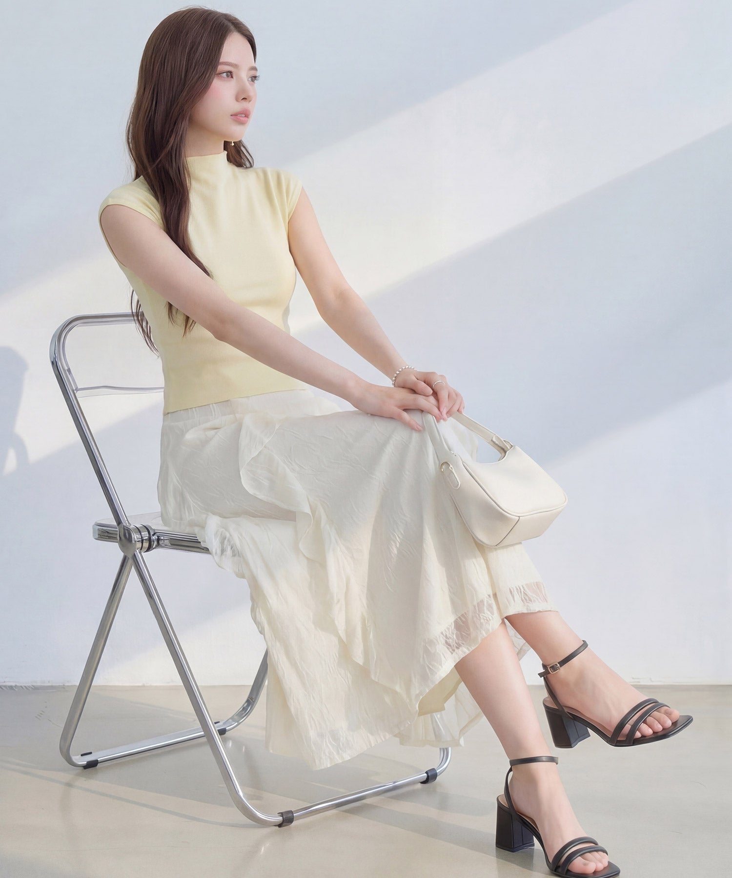 リブカットソー リブ編みT レディースdsrb3000 イエロー