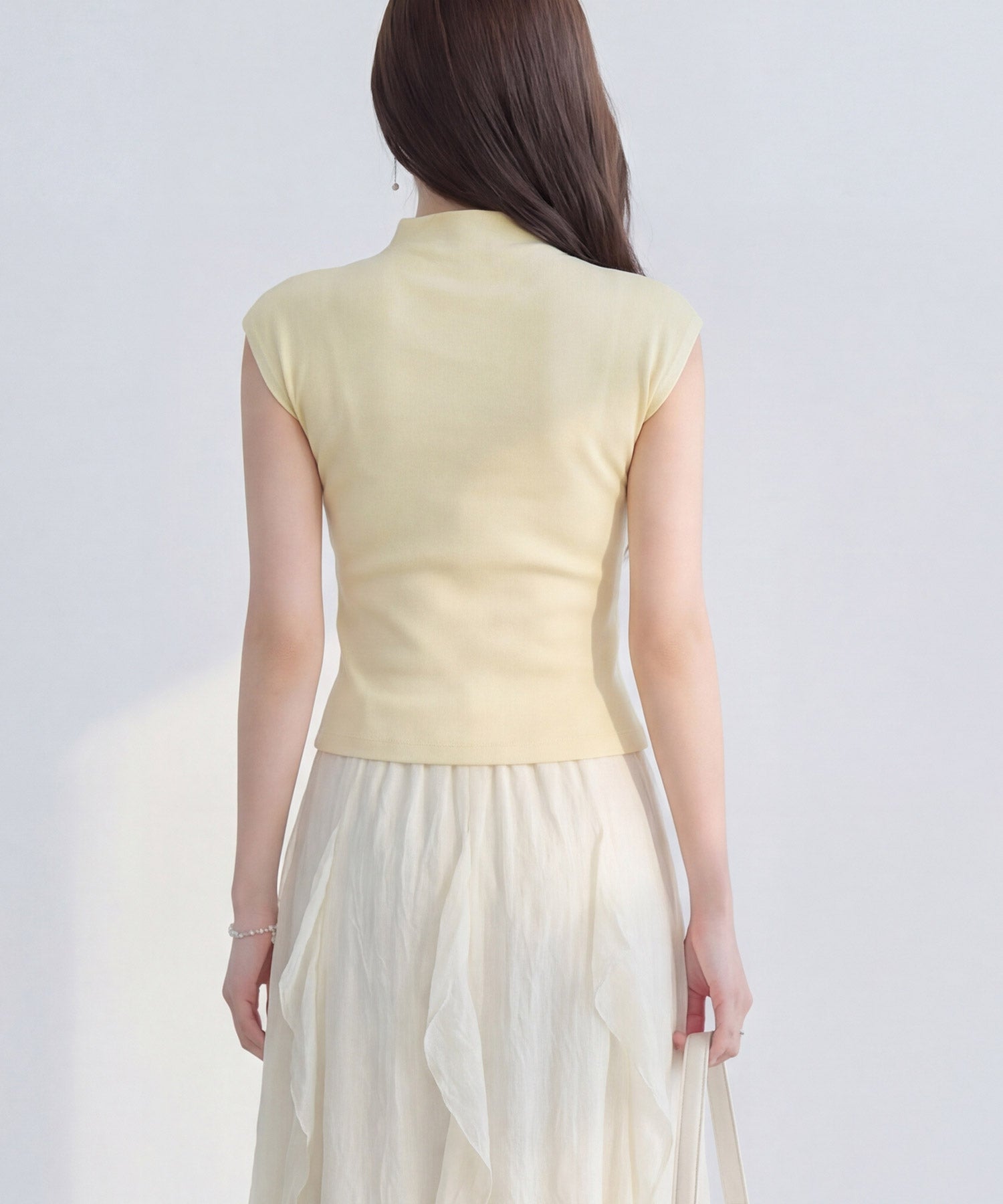 リブカットソー リブ編みT レディースdsrb3000 イエロー