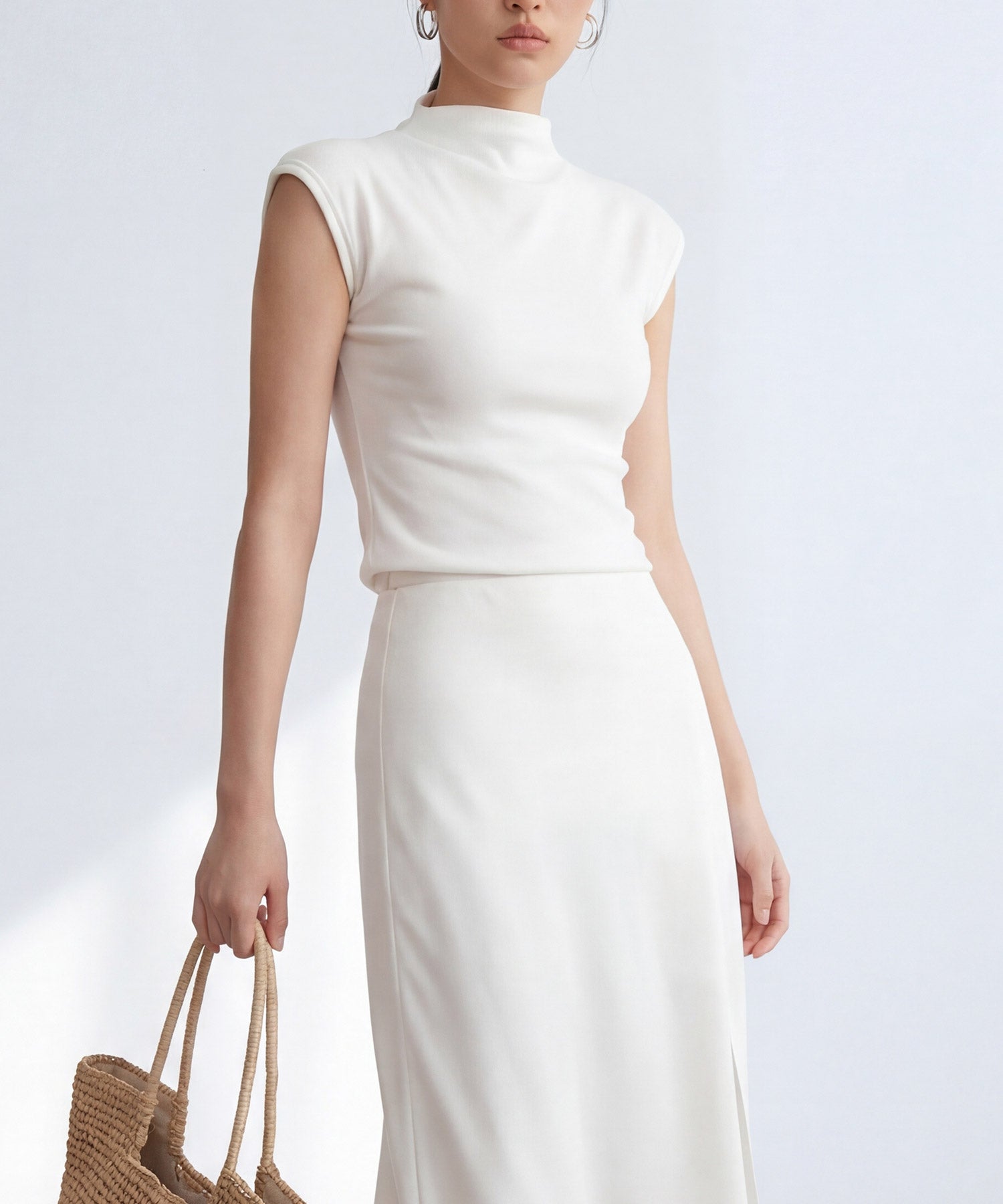 リブカットソー リブ編みT レディースdsrb3000 アイボリー