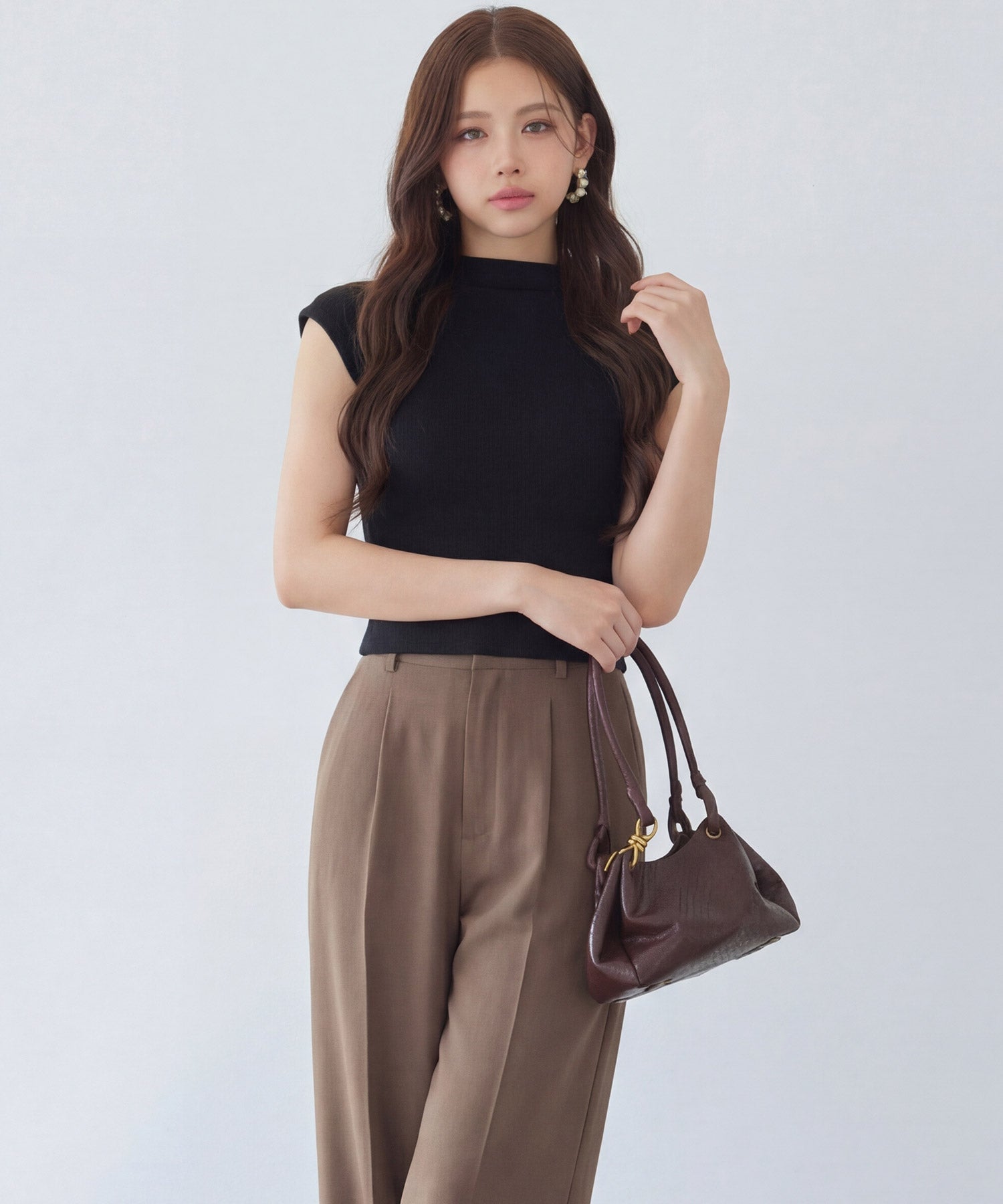 リブカットソー リブ編みT レディースdsrb3000-103-8