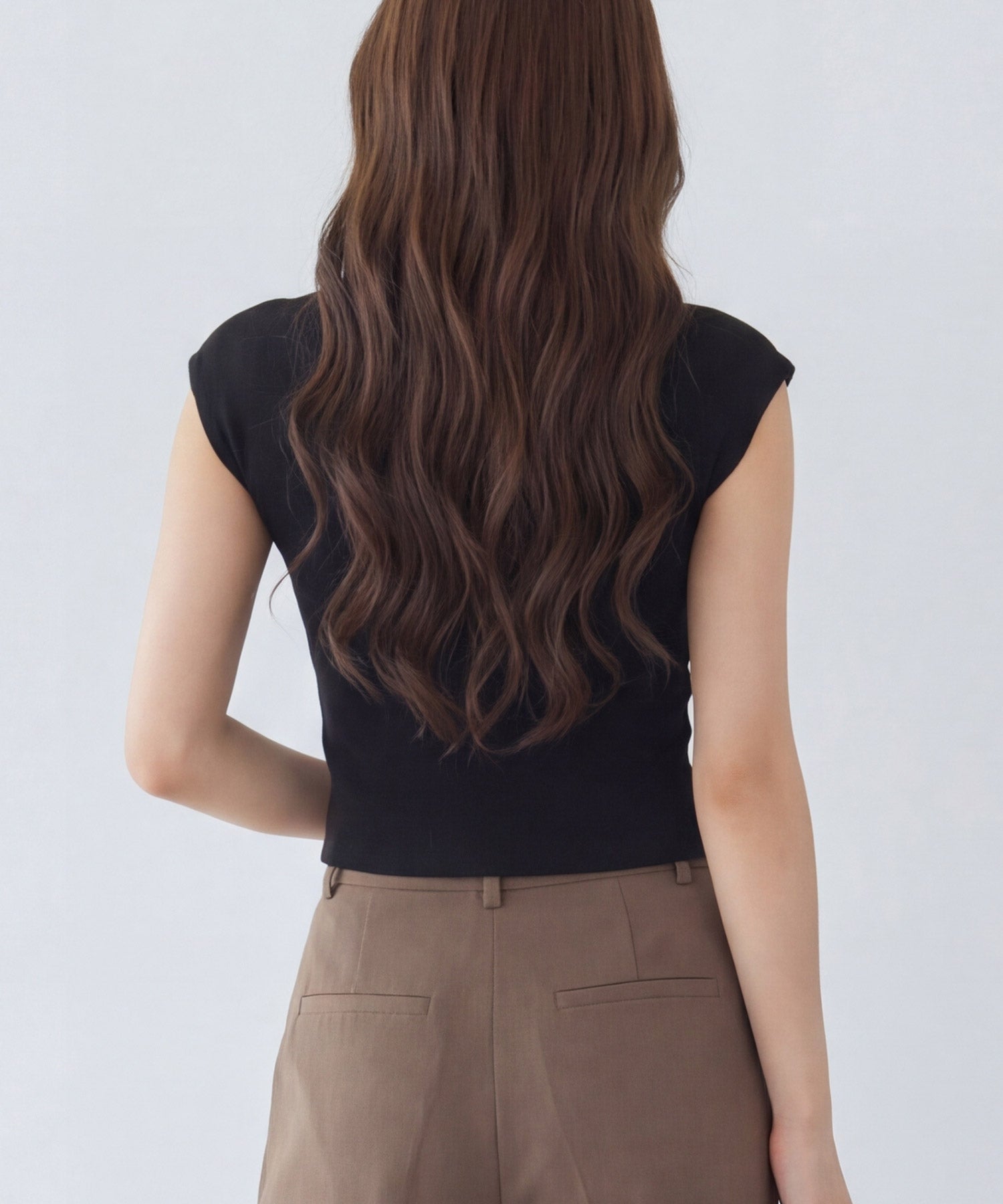 リブカットソー リブ編みT レディースdsrb3000 ブラック