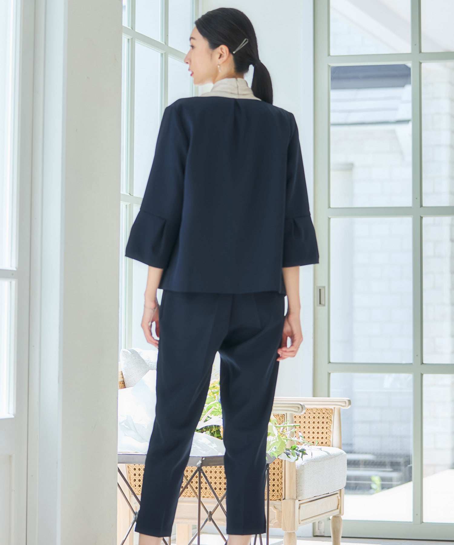 セットアップ レディーススーツ ジャケットdsz0124 ネイビー – [公式