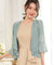 7分丈薄手シフォンパーティボレロcy88111-s-bluegray