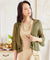 7分丈薄手シフォンパーティボレロcy88111-s-khaki