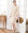 レース7分袖＆デコルテ刺繍ワンピースドレス・結婚式ワンピース・お呼ばれパーティードレスcy88221-s-beige