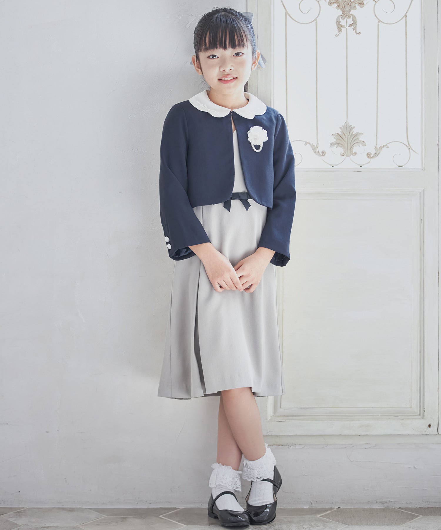 キッズフォーマル 女児 女の子 キッズワンピース ジャケット 入学式 卒園式 発表会 結婚式 披露宴dsz0021-104-16